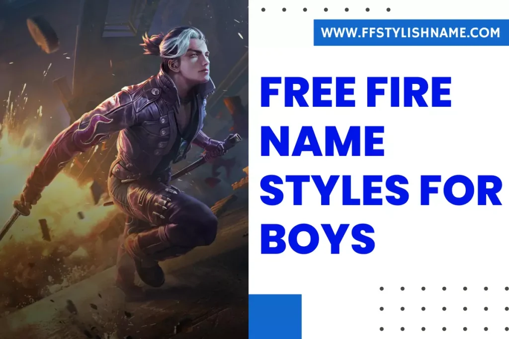 Free fire boys stylish name